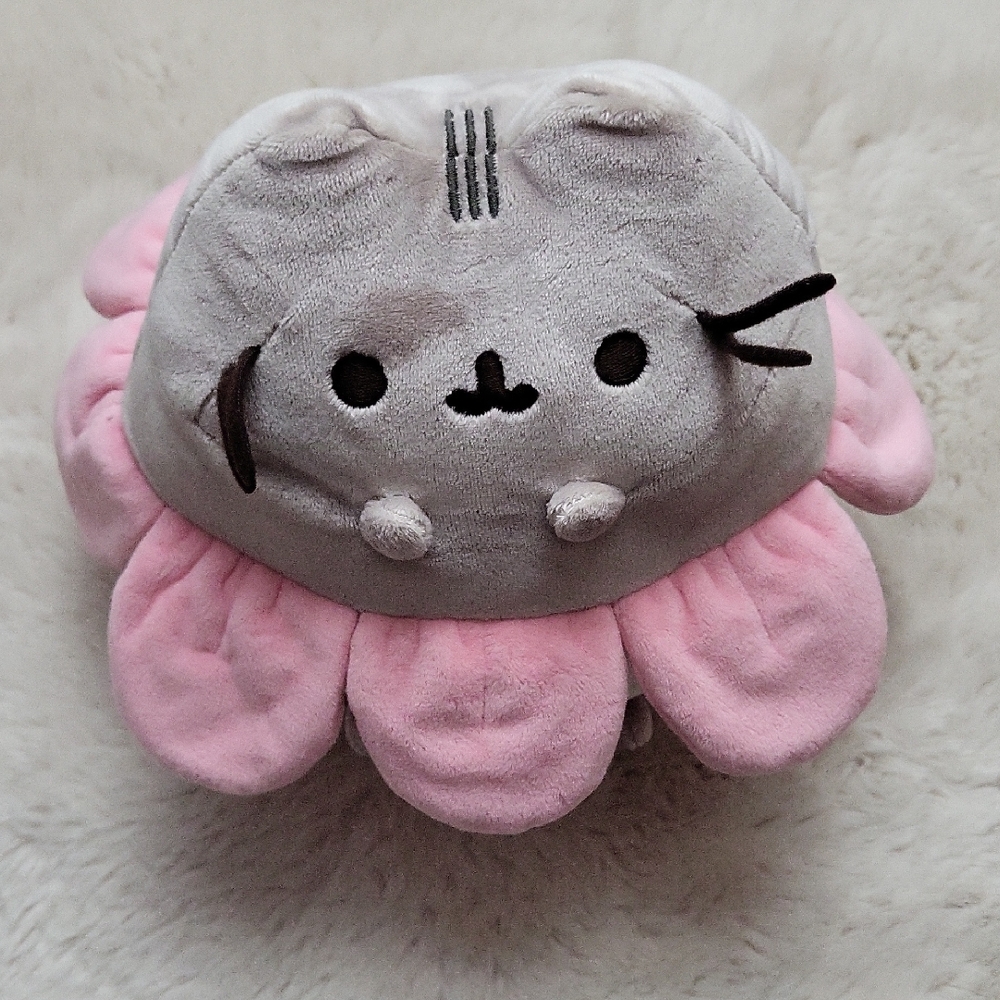 9" Pusheen Plush with Pink Accents